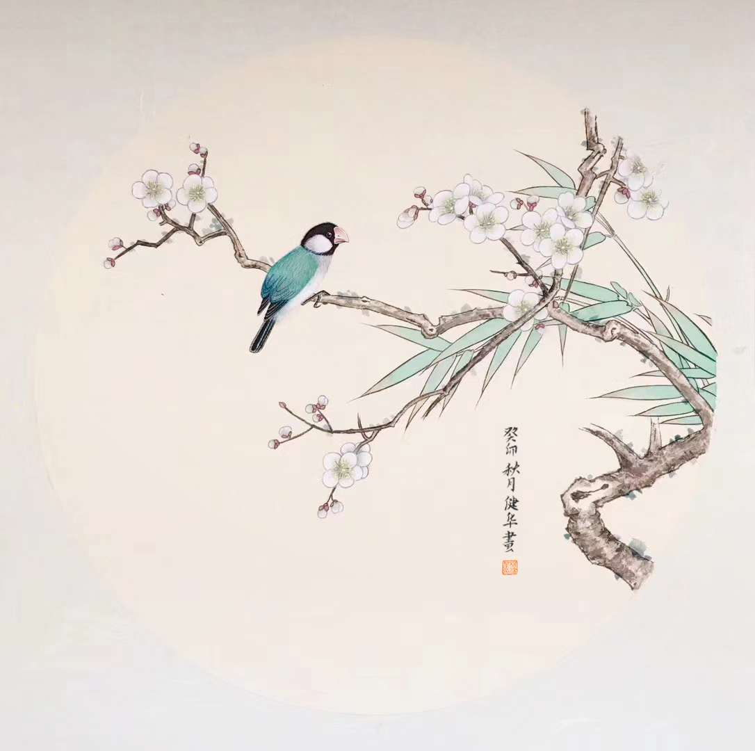 杨健华 晨 50×50cm
